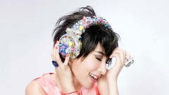 White woman bangs models