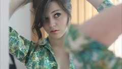 White woman Insomnia reflections brunettes models imogen dyer 