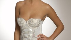 White woman lingerie brunettes cleavage lauren budd boobs