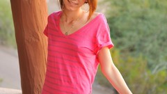 White woman models nude teen bottomless FTVGirls magazine Allie 