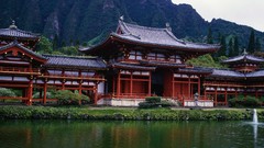 Widescreen architecture buildings asian