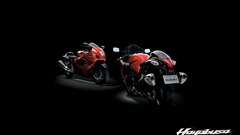 Widescreen bike Suzuki hayabusa