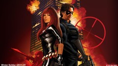 Widescreen Black Widow marvel comics