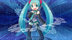 Widescreen hatsune miku vocaloid