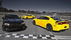 Widescreen HDR Photography muscle cars