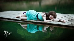 Widescreen lakes Chinese Actress asians models photo shoot 