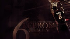 Widescreen lebron james miami heat dunk