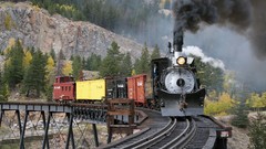 Widescreen locomotives trains