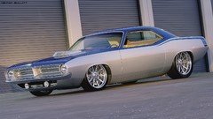 Widescreen muscle cars Plymouth Barracuda