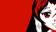 Widescreen red background Manga