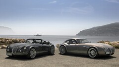 Wiesmann Car vehicle black cars sky silver cars