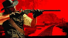 Wild West red dead redemption artwork western video games 