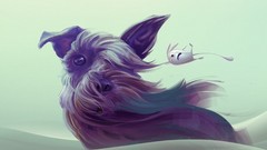 Wind fur Dogs creatures artwork digital art fantasy art