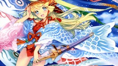 Wind weapons dress armor Ribbons scales Swords Ropes helmets 