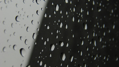 Window water drops abstract