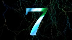 Windows 7 lightning bolts