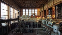 Windows abandoned cityscapes factories