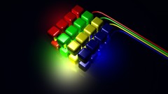 Windows colors artwork 3d art