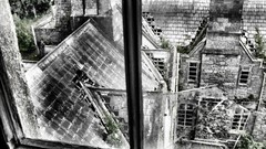 Windows monochrome artwork