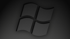 Windows widescreen black logo