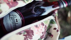 Wine alcohol bottles