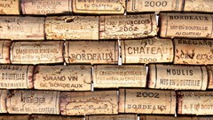 Wine digital art corks