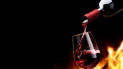 wine drink alcohol fire bottles