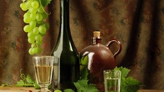 Wine food still life