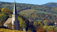 Wine France roads churches