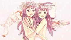 Wings angels anime girls