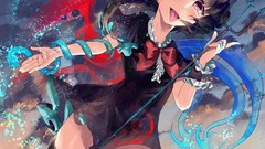 Wings Anime blush anime girls touhou houjuu nue