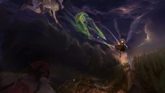 Wings Anime brown hats witch red eyes drawings blondes anime 