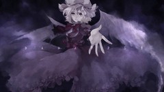 Wings Anime dress anime girls remilia scarlet touhou