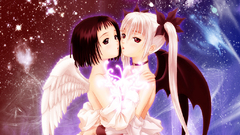 Wings anime girls