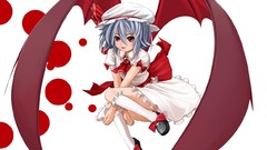 Wings anime girls remilia scarlet touhou