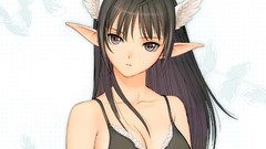 Wings anime girls shining wind tony taka Simple Background Xecty