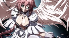 Wings anime girls sora no otoshimono huge boobs Ikaros
