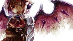 Wings anime girls touhou animal ears mystia lorelei