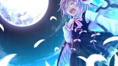 Wings anime girls touhou animal ears mystia lorelei video games