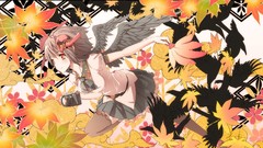 Wings anime girls touhou shameimaru aya video games
