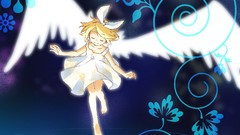 Wings anime girls vocaloid kagamine rin