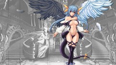 Wings Anime guilty gear tails cleavage dizzy Guilty Gear Dizzy