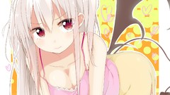 Wings Anime long hair cleavage