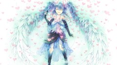 Wings Anime micro Hearts anime girls mew hatsune miku vocaloid 