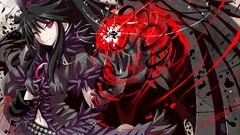 Wings Anime red eyes anime girls reiuji utsuho touhou black hair