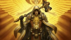 Wings armor angels paladin artwork fantasy art