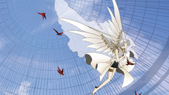 Wings Birds Anime girls