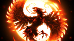 Wings Birds fire phoenix