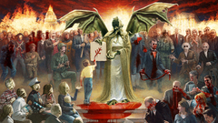 Wings blood fire Cthulhu