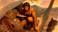 Wings blood snakes scars Dinosaurs Knives Warriors male wounds 